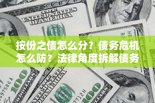 北京按份之债怎么分？债务危机怎么防？法律角度拆解债务分配与风险自保指南
