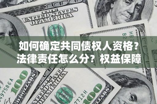 北京如何确定共同债权人资格？法律责任怎么分？权益保障技巧揭秘！