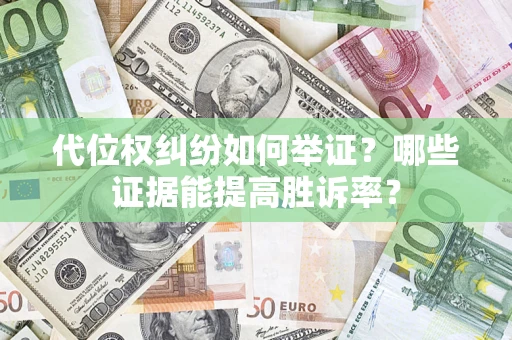 北京代位权纠纷如何举证？哪些证据能提高胜诉率？