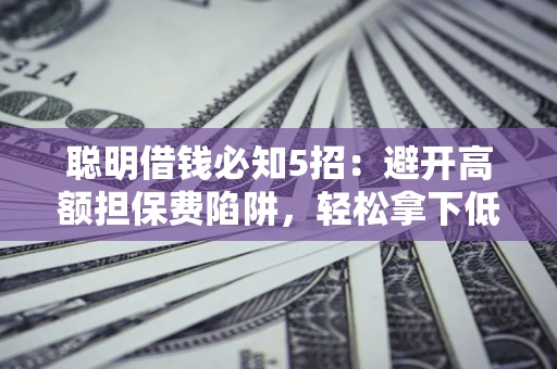 北京聪明借钱必知5招：避开高额担保费陷阱，轻松拿下低息贷款
